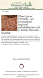 Mobile Screenshot of chiemgauer-oelmuehle.de